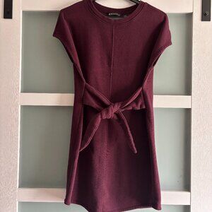 Athleta Purist Tee Dress Plum Burgundy - Size Small
